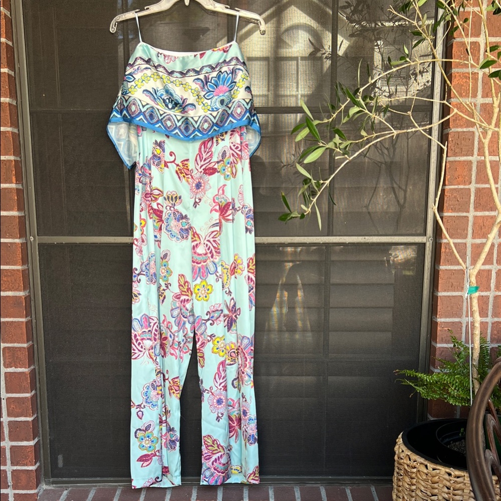 Zara Multicolor Floral Jumpsuit